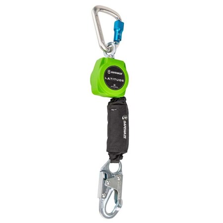 Safewaze Latitude 6' Single Web SRL: Alu Carabiner, Snap Hook 019-5048